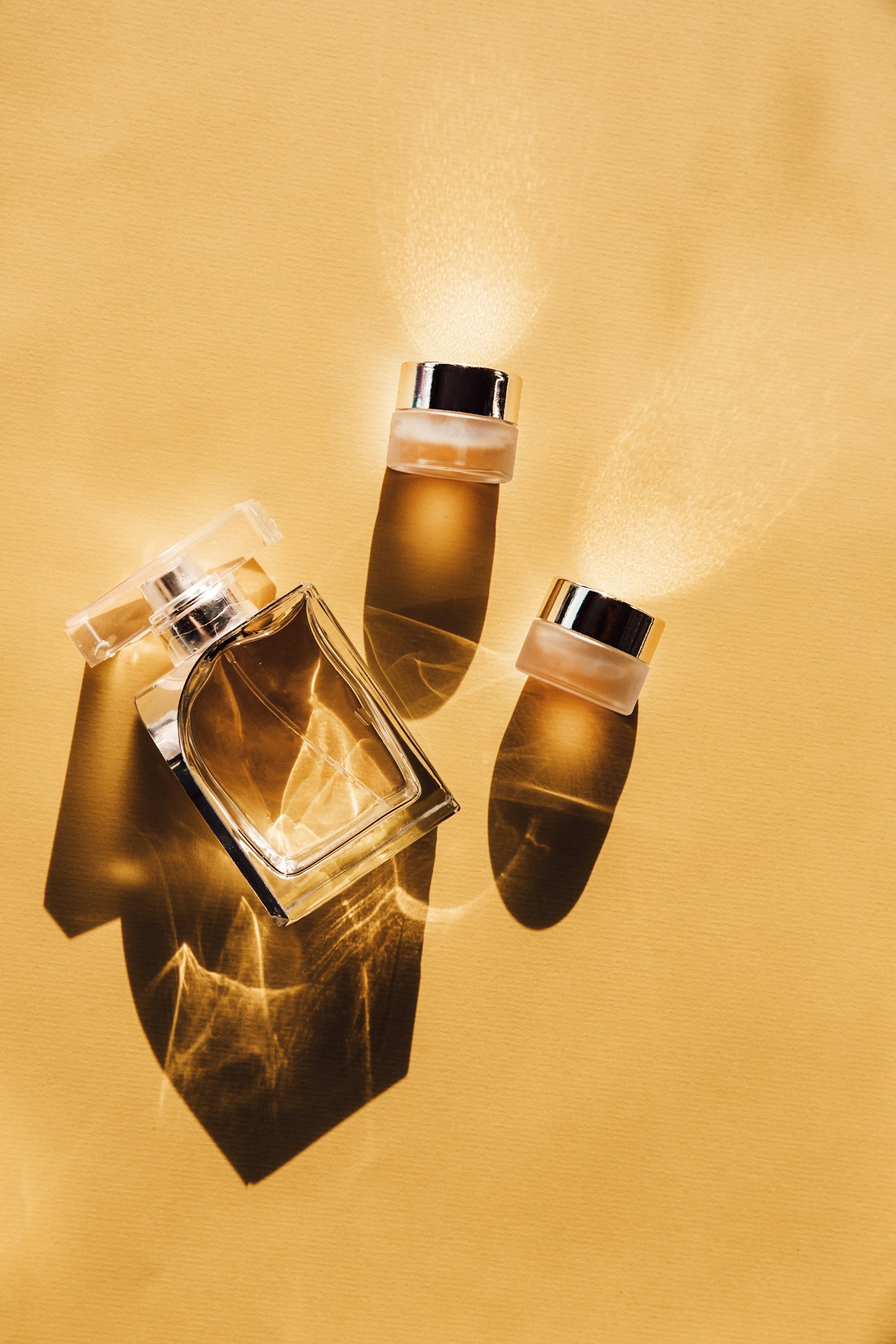 Frascos de perfume de vidro